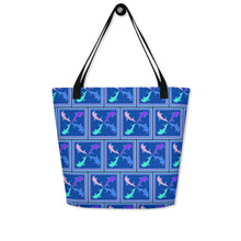 Load image into Gallery viewer, Dolphins Large Tote Bag