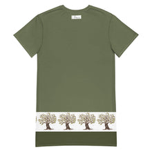 Load image into Gallery viewer, Olive Trees T-shirt dress