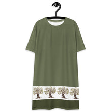 Load image into Gallery viewer, Olive Trees T-shirt dress
