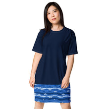 Load image into Gallery viewer, Origami boat T-shirt dress
