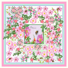 Load image into Gallery viewer, Wild Roses Silk Scarf