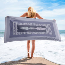 Load image into Gallery viewer, Cycladic Idols Beach Towel