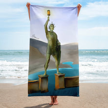 Load image into Gallery viewer, Colossus of Rhodes Beach Towel