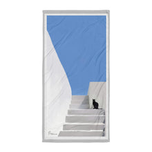 Load image into Gallery viewer, Cycladic Cat Beach Towel