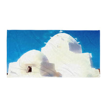 Load image into Gallery viewer, Church of Panagia Paraportiani Beach Towel