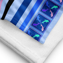 Load image into Gallery viewer, Dolphins Beach Towel