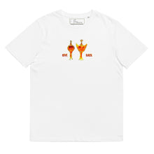 Load image into Gallery viewer, Phi and Psi figurines Unisex organic cotton t-shirt