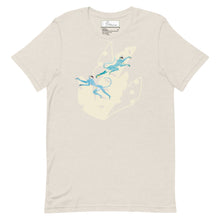 Load image into Gallery viewer, Minoan Blue Monkeys Unisex Cotton t-shirt