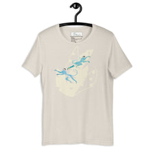 Load image into Gallery viewer, Minoan Blue Monkeys Unisex Cotton t-shirt