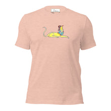 Load image into Gallery viewer, Minoan Griffin Peach Unisex cotton t-shirt
