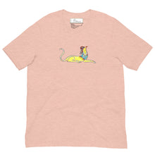 Load image into Gallery viewer, Minoan Griffin Peach Unisex cotton t-shirt