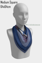 Load image into Gallery viewer, Fishing boat Silk Square