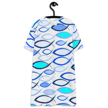 Load image into Gallery viewer, Fishies T-shirt dress