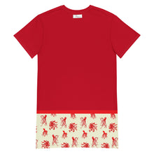 Load image into Gallery viewer, Octopus T-shirt dress