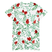 Load image into Gallery viewer, Pomegranate T-shirt dress