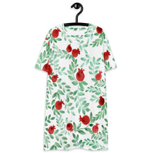 Load image into Gallery viewer, Pomegranate T-shirt dress