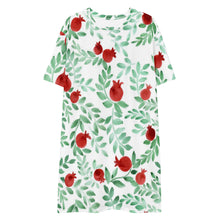 Load image into Gallery viewer, Pomegranate T-shirt dress