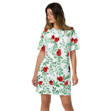 Load image into Gallery viewer, Pomegranate T-shirt dress
