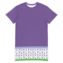 Load image into Gallery viewer, Iris hellenica T-shirt dress