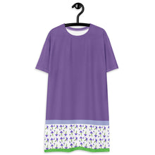 Load image into Gallery viewer, Iris hellenica T-shirt dress