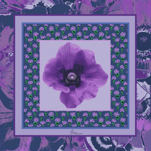 Load image into Gallery viewer, Wild Anemones Silk Square