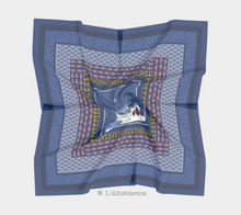 Load image into Gallery viewer, Fishing boat Silk Square