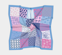 Load image into Gallery viewer, Greek Geometry Silk Square