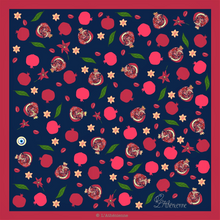 Load image into Gallery viewer, Pomegranate Silk Square