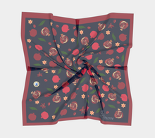 Load image into Gallery viewer, Pomegranate Silk Square