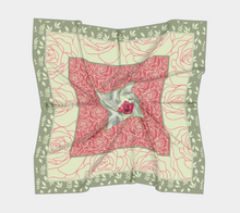 Load image into Gallery viewer, Roses Silk Square