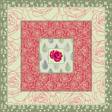 Load image into Gallery viewer, Roses Silk Square