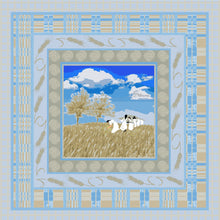 Load image into Gallery viewer, Rye Fields Silk Square