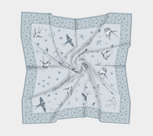 Load image into Gallery viewer, Swallows Silk Square