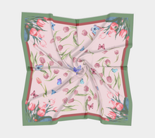 Load image into Gallery viewer, Tulips Silk Square