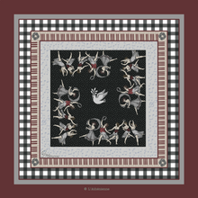 Load image into Gallery viewer, Dancing Nymphs Silk Square