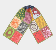 Load image into Gallery viewer, Fruit Salad Silk Scarf