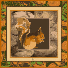 Load image into Gallery viewer, Squirrel Silk Square
