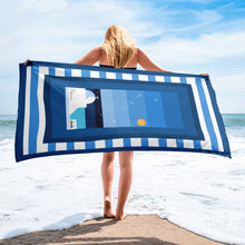 Load image into Gallery viewer, Greek Islands Beach Towel