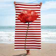 Load image into Gallery viewer, Poppy Beach Towel