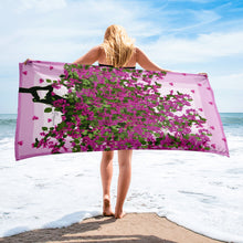 Load image into Gallery viewer, Bougainvillea Beach Towel