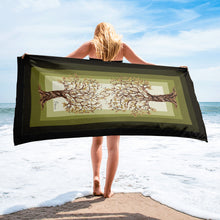 Load image into Gallery viewer, Olive Trees Beach Towel
