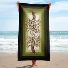 Load image into Gallery viewer, Olive Trees Beach Towel