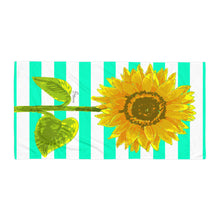 Load image into Gallery viewer, Sunflower Beach Towel