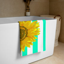 Load image into Gallery viewer, Sunflower Beach Towel