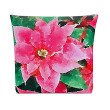 Load image into Gallery viewer, Poinsettias Cotton Pouch Bag
