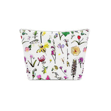 Load image into Gallery viewer, Wild Flowers of Greece Cotton Pouch Bag
