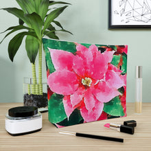 Load image into Gallery viewer, Poinsettias Cotton Pouch Bag
