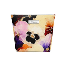 Load image into Gallery viewer, Pansies Cotton Pouch Bag
