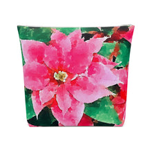 Load image into Gallery viewer, Poinsettias Cotton Pouch Bag
