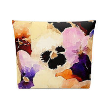 Load image into Gallery viewer, Pansies Cotton Pouch Bag
